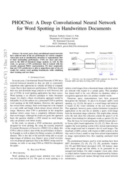 PHOCNet: A Deep Convolutional Neural Network for Word Spotting in
  Handwritten Documents