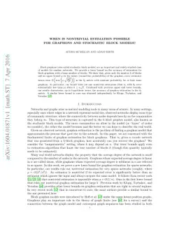 When is Nontrivial Estimation Possible for Graphons and Stochastic Block
  Models?