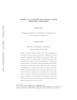 ABtree: An Algorithm for Subgroup-Based Treatment Assignment