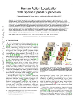 Human Action Localization with Sparse Spatial Supervision