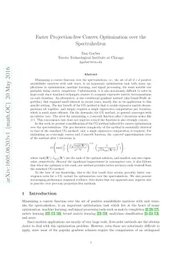 Faster Projection-free Convex Optimization over the Spectrahedron