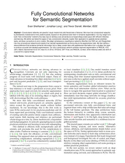 Fully Convolutional Networks for Semantic Segmentation