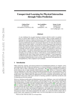 Unsupervised Learning for Physical Interaction through Video Prediction
