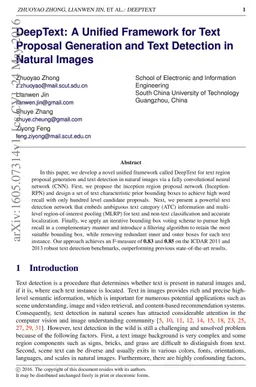 DeepText: A Unified Framework for Text Proposal Generation and Text
  Detection in Natural Images