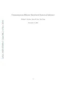 Communication-Efficient Distributed Statistical Inference