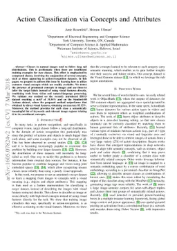 Action Classification via Concepts and Attributes