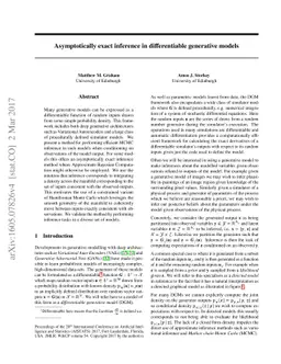 Asymptotically exact inference in differentiable generative models