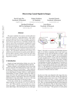 Discovering Causal Signals in Images
