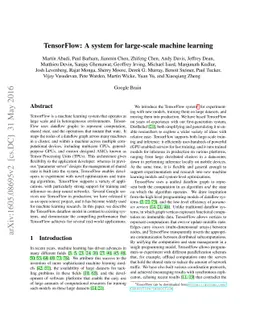 TensorFlow: A system for large-scale machine learning