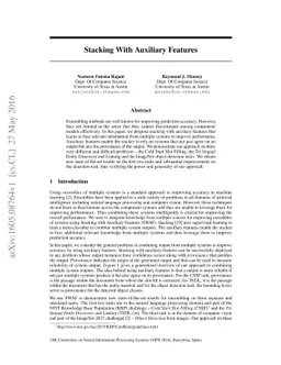 Stacking With Auxiliary Features