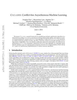 CYCLADES: Conflict-free Asynchronous Machine Learning
