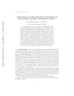 Innovated scalable efficient estimation in ultra-large Gaussian
  graphical models