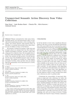 Unsupervised Semantic Action Discovery from Video Collections