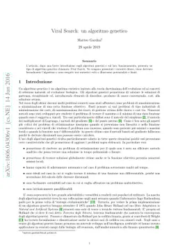 Viral Search algorithm