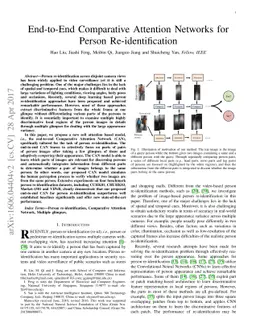 End-to-End Comparative Attention Networks for Person Re-identification