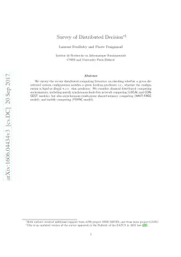 Survey of Distributed Decision