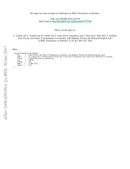 Past, Present, and Future of Simultaneous Localization And Mapping:
  Towards the Robust-Perception Age