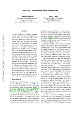 Inferring Logical Forms From Denotations