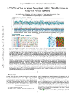 LSTMVis: A Tool for Visual Analysis of Hidden State Dynamics in
  Recurrent Neural Networks