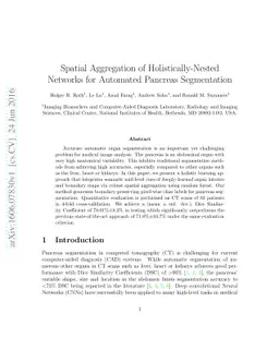 Spatial Aggregation of Holistically-Nested Networks for Automated
  Pancreas Segmentation