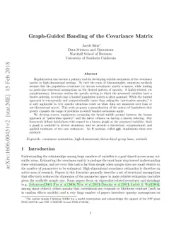 Graph-Guided Banding of the Covariance Matrix