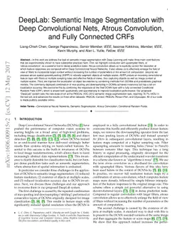 DeepLab: Semantic Image Segmentation with Deep Convolutional Nets,
  Atrous Convolution, and Fully Connected CRFs