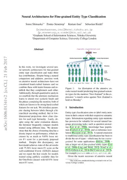 Neural Architectures for Fine-grained Entity Type Classification