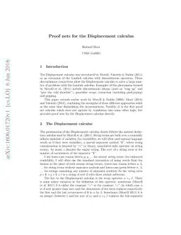 Proof nets for the Displacement calculus