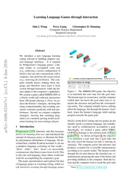 Learning Language Games through Interaction