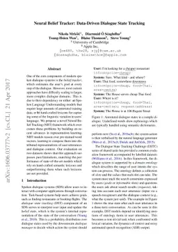 Neural Belief Tracker: Data-Driven Dialogue State Tracking