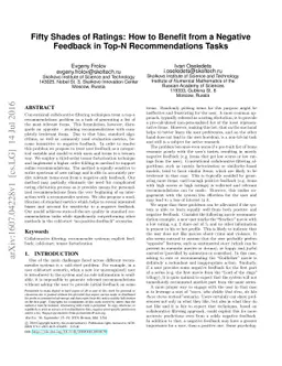 Fifty Shades of Ratings: How to Benefit from a Negative Feedback in
  Top-N Recommendations Tasks
