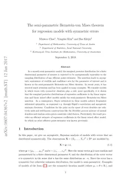 The semi-parametric Bernstein-von Mises theorem for regression models
  with symmetric errors