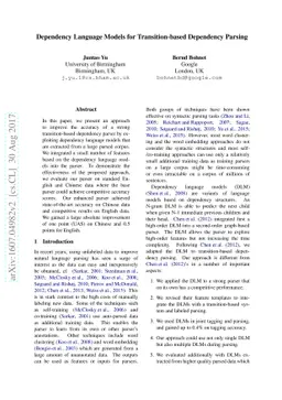 Dependency Language Models for Transition-based Dependency Parsing