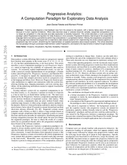 Progressive Analytics: A Computation Paradigm for Exploratory Data
  Analysis