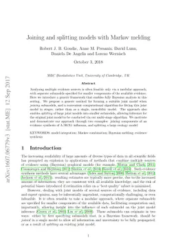 Joining and splitting models with Markov melding