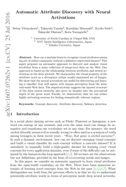 Automatic Attribute Discovery with Neural Activations