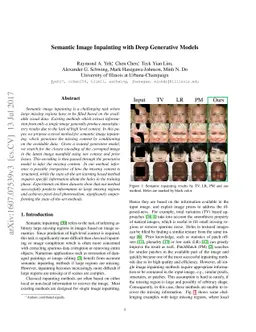 Semantic Image Inpainting with Deep Generative Models