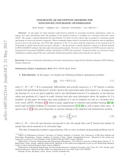 Stochastic Quasi-Newton Methods for Nonconvex Stochastic Optimization