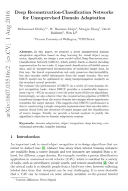 Deep Reconstruction-Classification Networks for Unsupervised Domain
  Adaptation