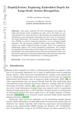 Depth2Action: Exploring Embedded Depth for Large-Scale Action
  Recognition