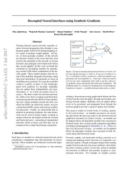Decoupled Neural Interfaces using Synthetic Gradients