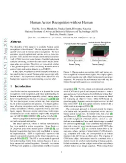 Human Action Recognition without Human