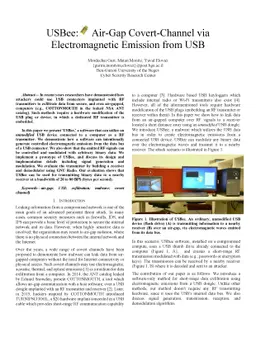 USBee: Air-Gap Covert-Channel via Electromagnetic Emission from USB