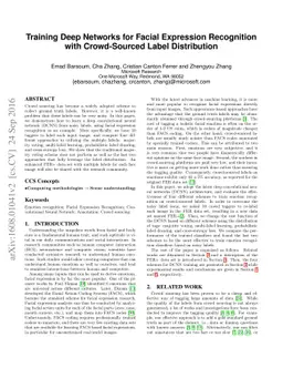 Training Deep Networks for Facial Expression Recognition with
  Crowd-Sourced Label Distribution