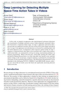 Deep Learning for Detecting Multiple Space-Time Action Tubes in Videos