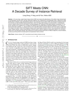 SIFT Meets CNN: A Decade Survey of Instance Retrieval