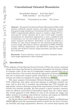 Convolutional Oriented Boundaries