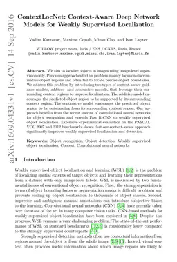 ContextLocNet: Context-Aware Deep Network Models for Weakly Supervised
  Localization