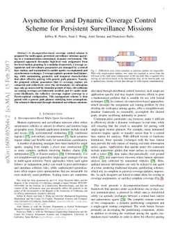 Asynchronous and Dynamic Coverage Control Scheme for Persistent
  Surveillance Missions