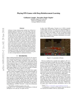 Playing FPS Games with Deep Reinforcement Learning